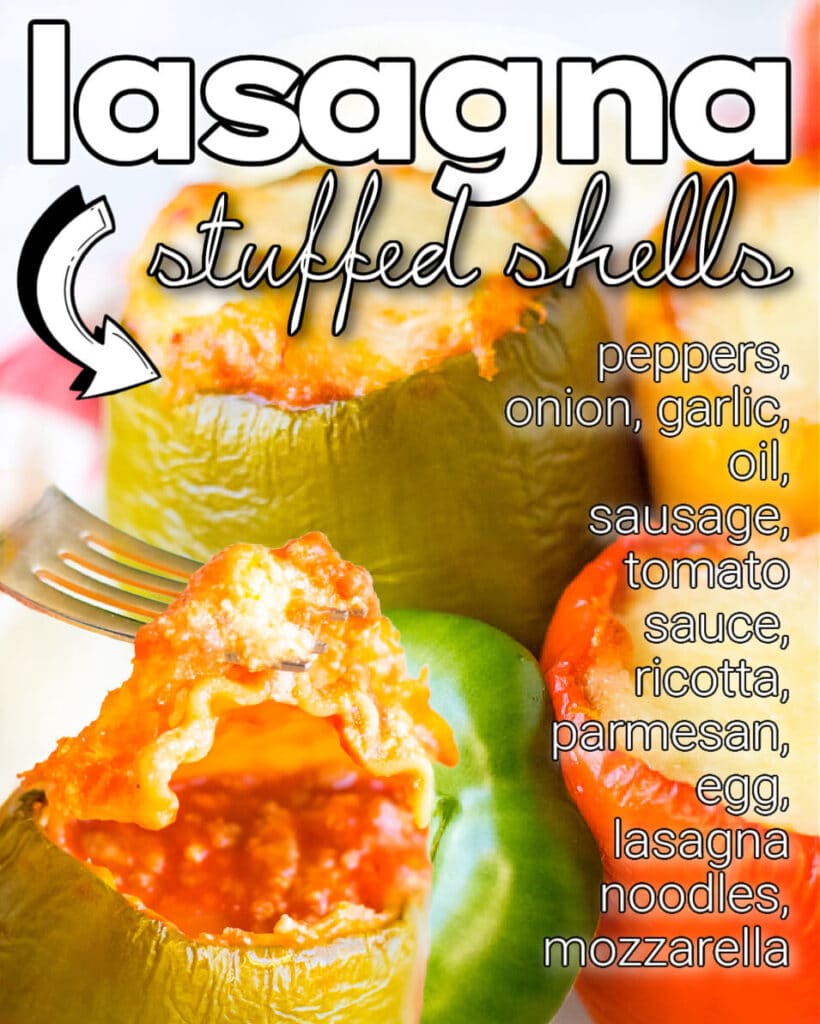 LASAGNA STUFFED PEPPERS