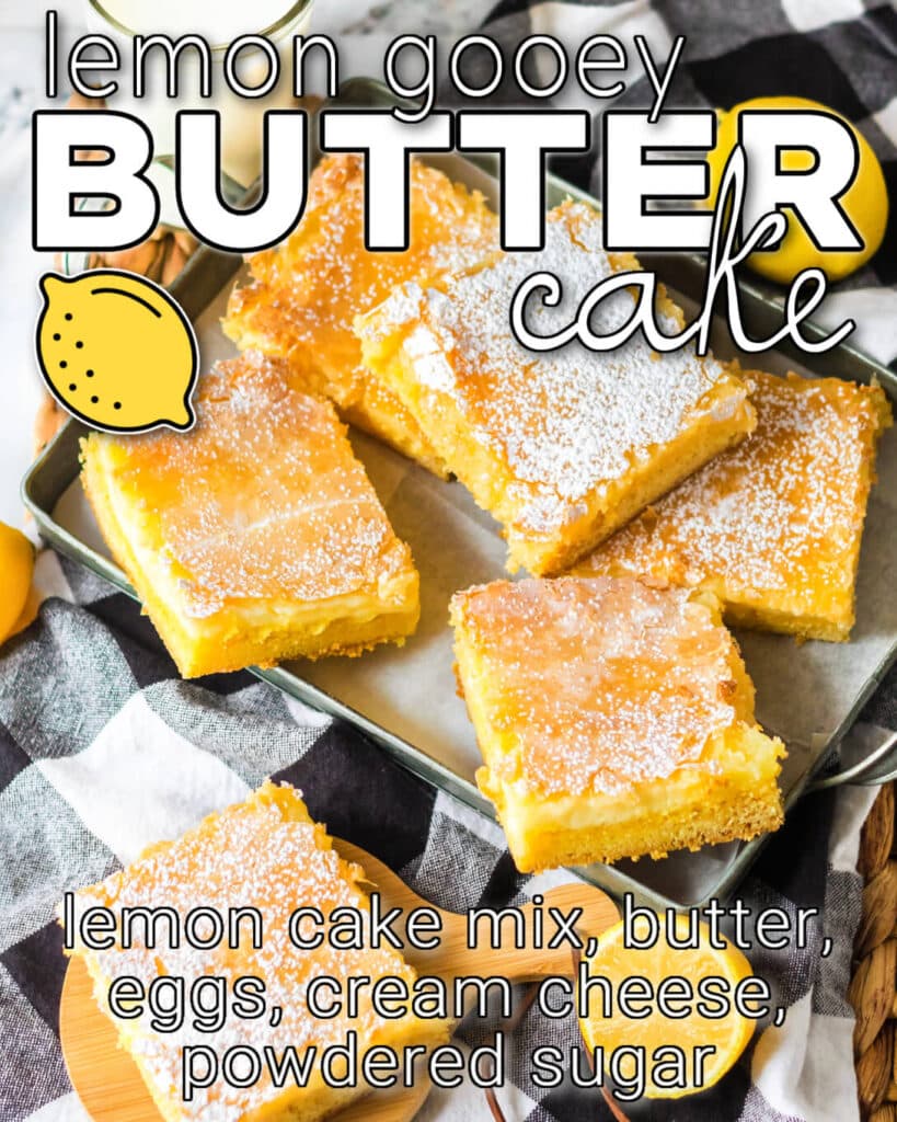LEMON GOOEY BUTTER CAKE