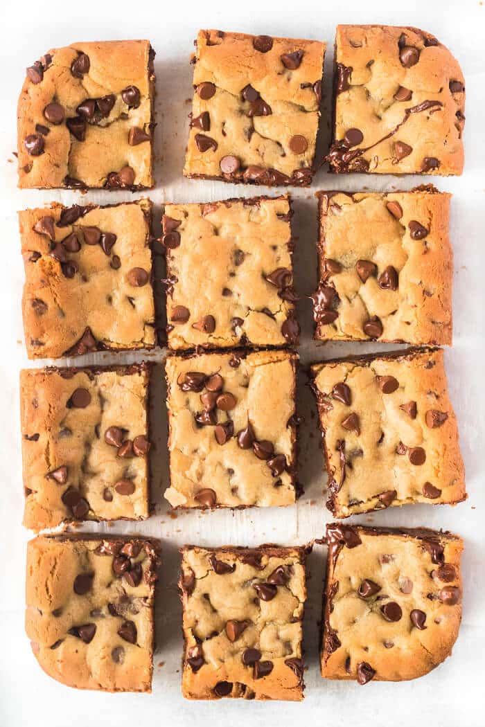 RECIPE FOR CHOCOLATE CHIP COOKIE BARS