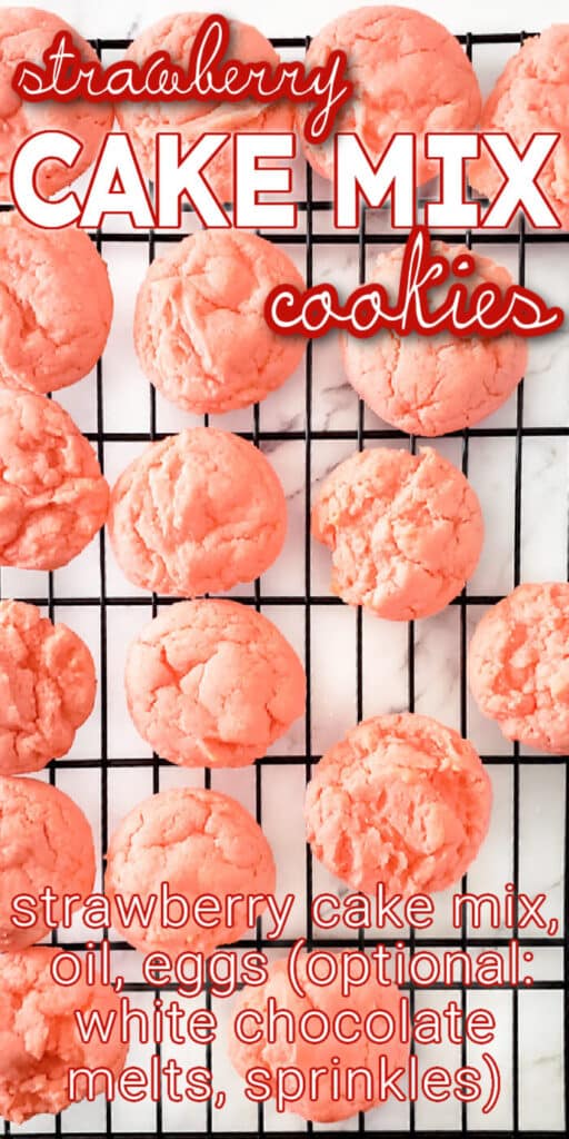 STRAWBERRY CAKE MIX COOKIE RECIPE