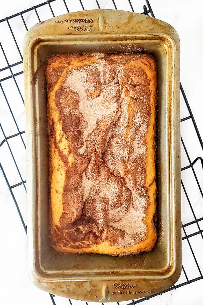 Cinnamon bread is a simple and delicious moist quick bread recipe that is absolutely loaded with sweet cinnamon goodness. CINNAMON BREAD