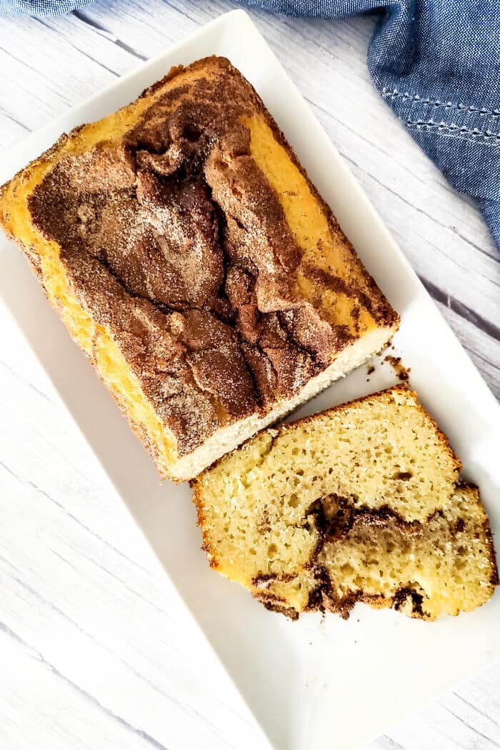 Cinnamon bread is a simple and delicious moist quick bread recipe that is absolutely loaded with sweet cinnamon goodness. CINNAMON BREAD RECIPE