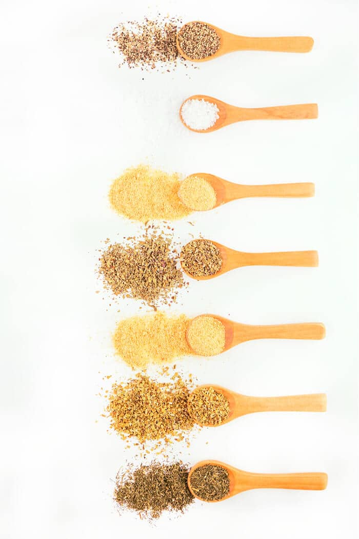 Greek seasoning is simple to throw together and gives you an incredible flavor profile for any of your favorite Mediterranean dishes! GREEK SEASONING INGREDIENTS