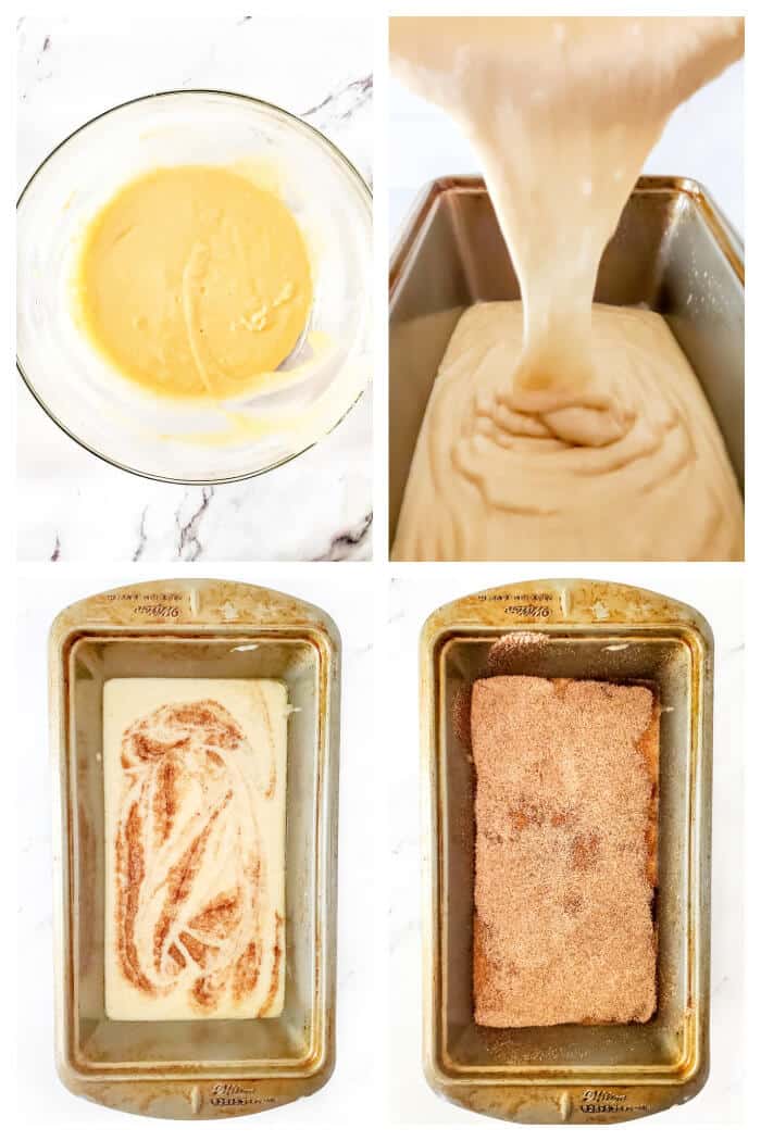 Cinnamon bread is a simple and delicious moist quick bread recipe that is absolutely loaded with sweet cinnamon goodness. HOW TO MAKE CINNAMON BREAD