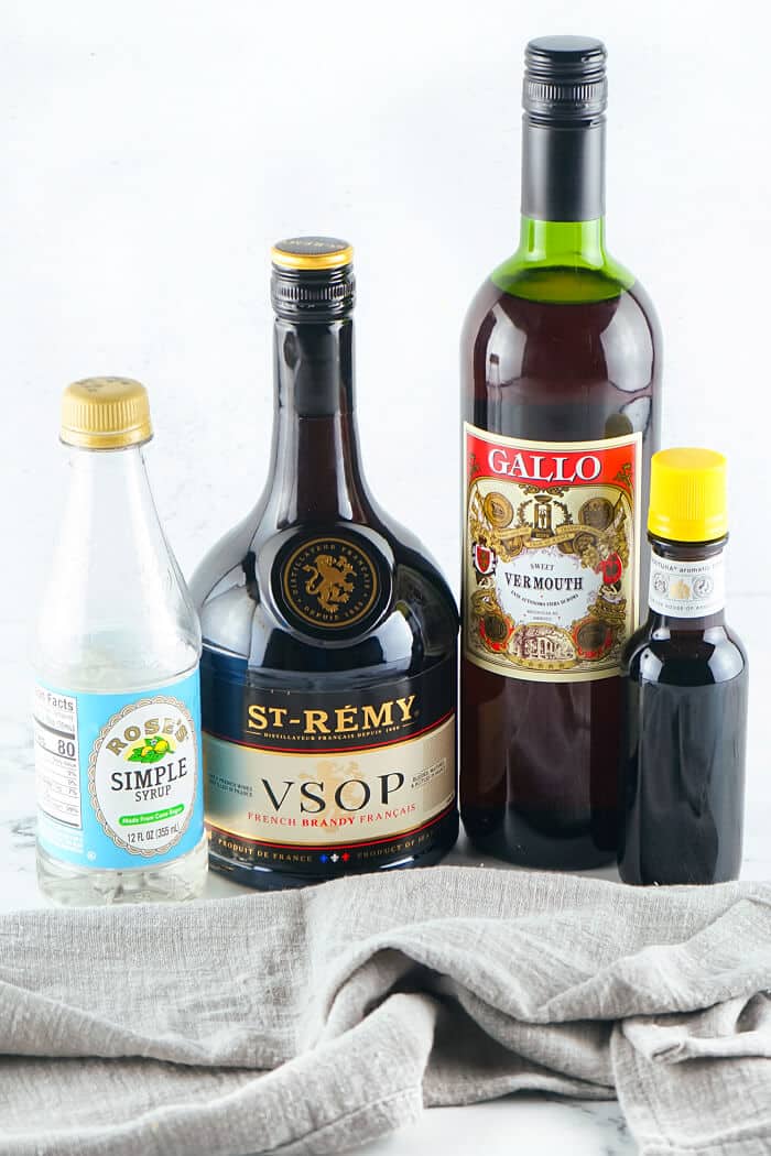 Metropolitan cocktail is a classic drink made with brandy, vermouth, simple syrup, bitters and is perfect at parties or with friends. METROPOLITAN COCKTAIL INGREDIENTS