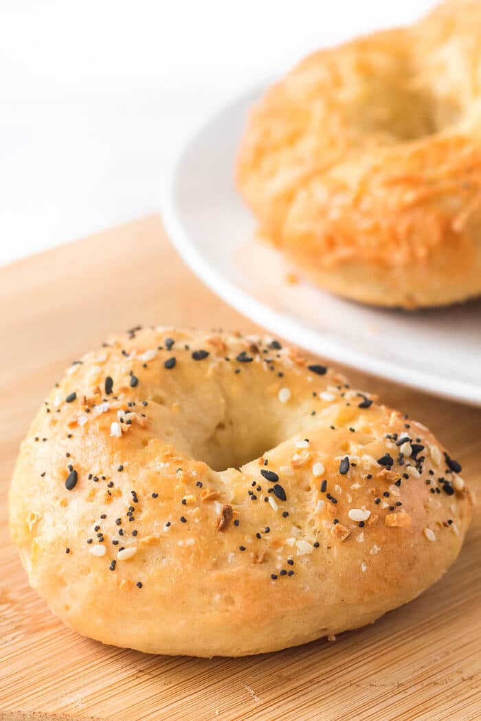 Two ingredient bagels are the easiest make-at-home bagel recipe that will give you fluffy and delicious bagels in no time at all! TWO INGREDIENT BAGELS WEIGHT WATCHERS