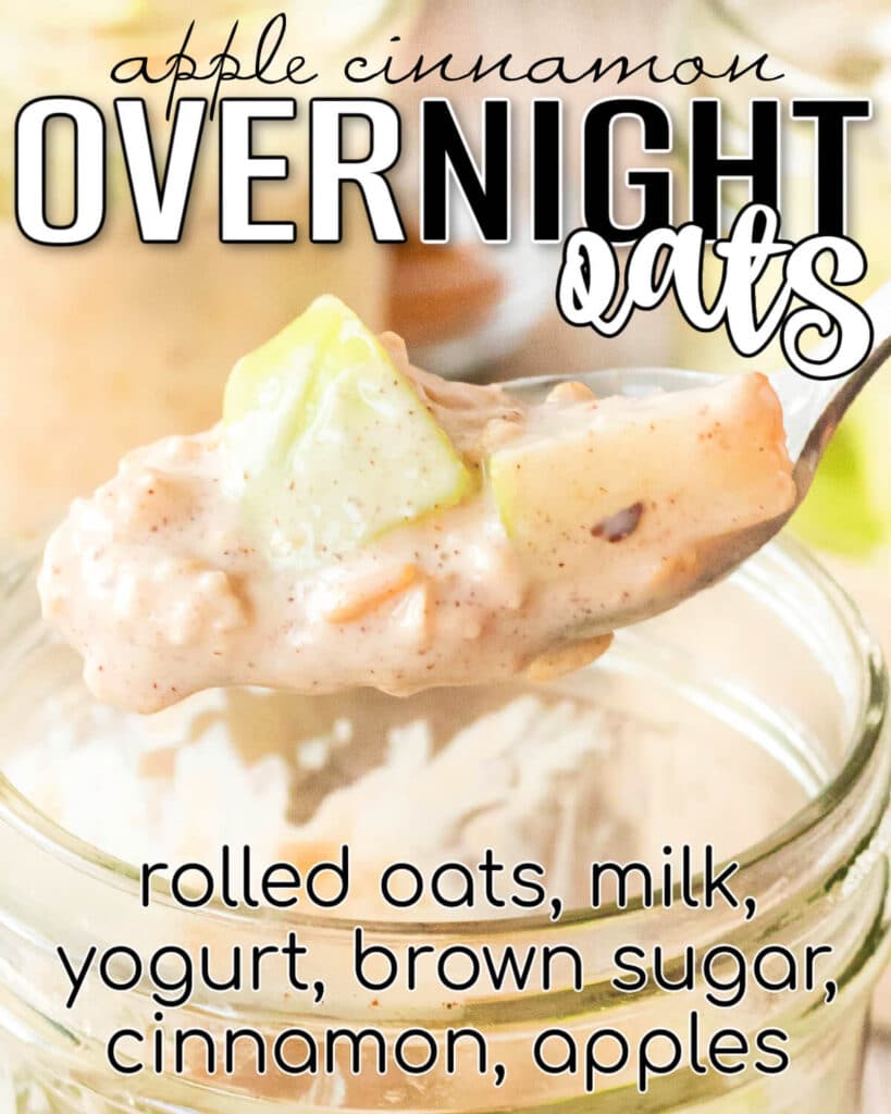 APPLE CINNAMON OVERNIGHT OATS