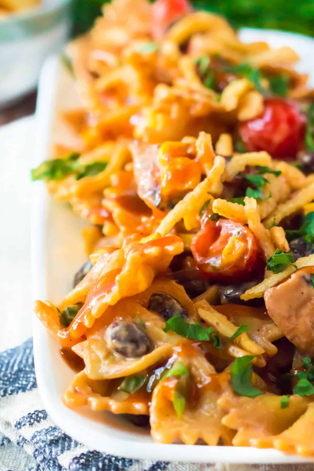 BBQ CHICKEN PASTA SALAD
