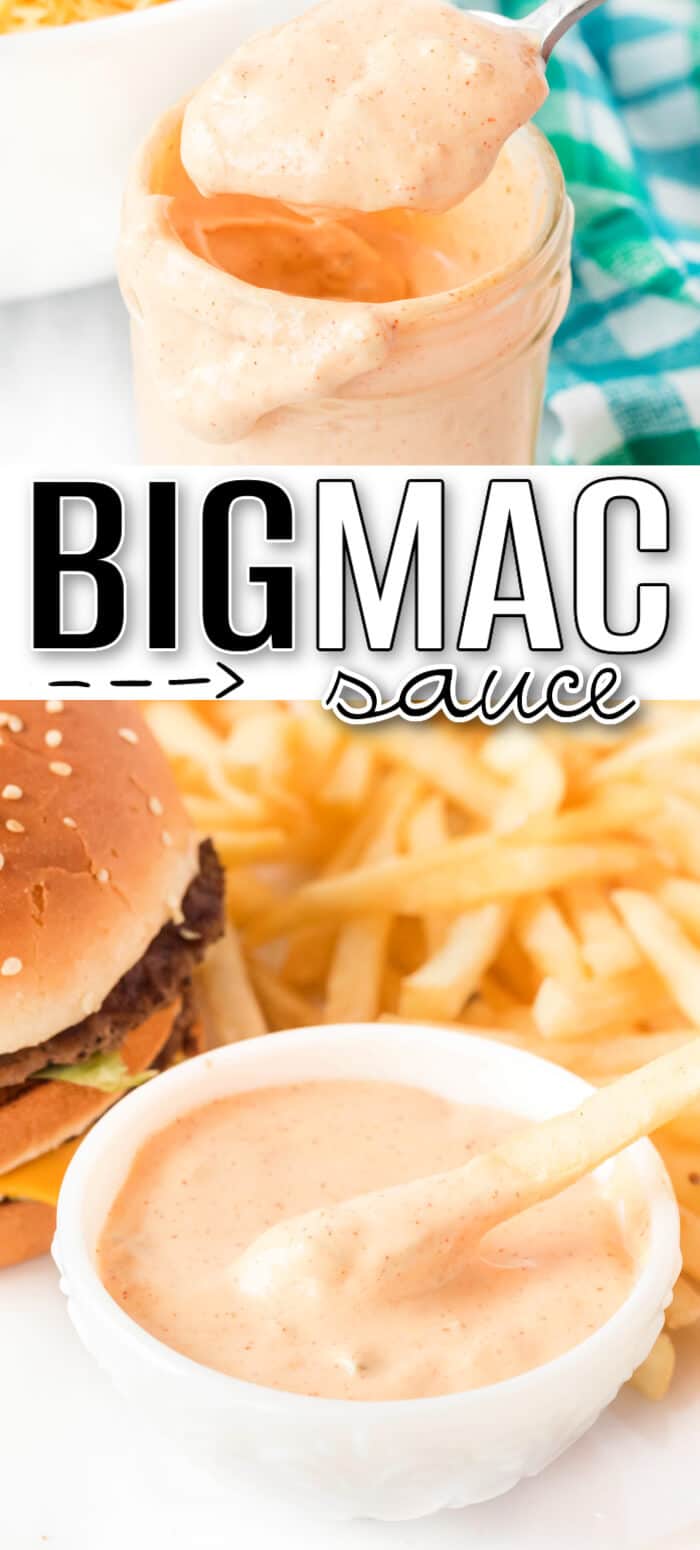 Big Mac sauce is the homemade version of that delicious sauce found at your favorite fast food restaurant made with simple pantry staples! BEST BIG MAC SAUCE