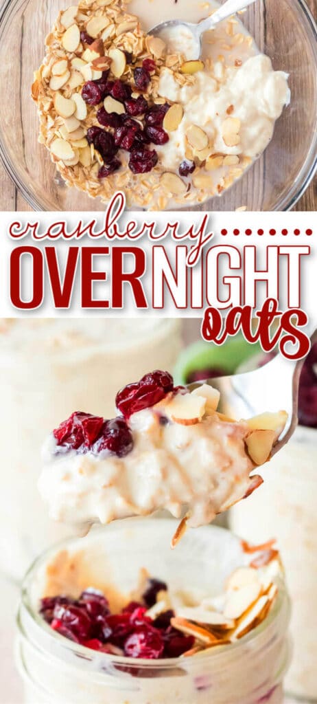 BEST CRANBERRY OVERNIGHT OATS