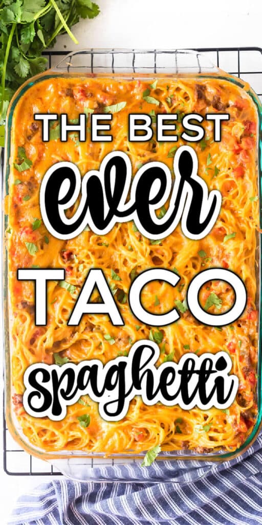 BEST EVER TACO SPAGHETTI