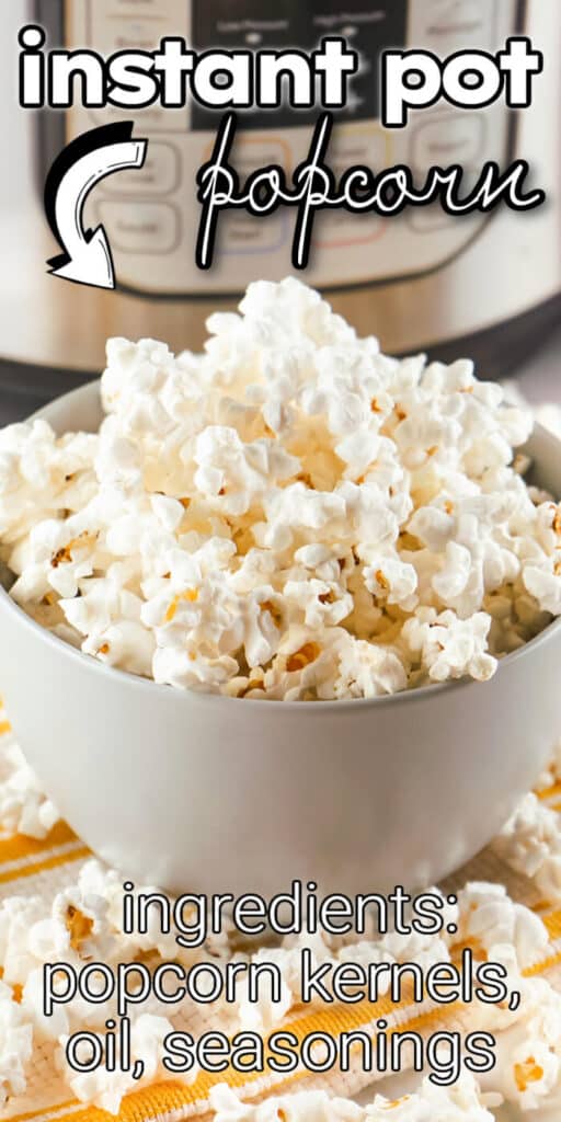 BEST INSTANT POT POPCORN RECIPE
