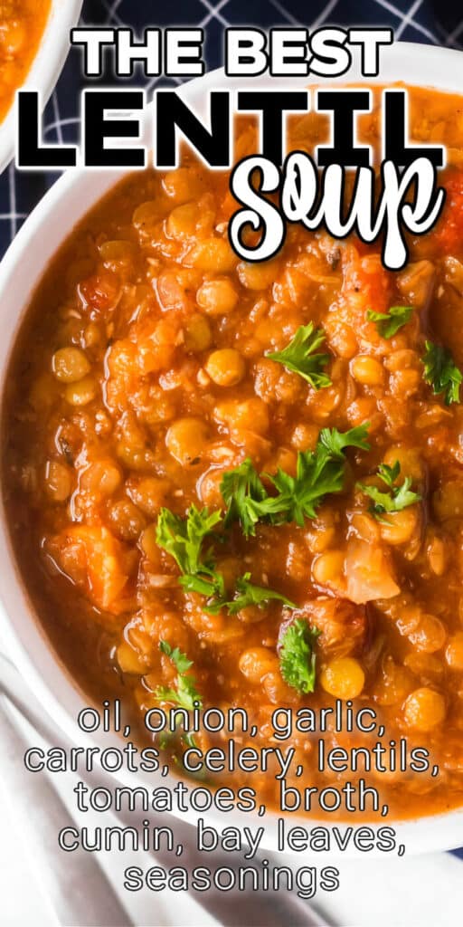 BEST LENTIL SOUP RECIPE