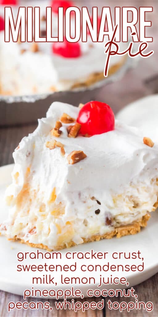 BEST MILLIONAIRE PIE RECIPE