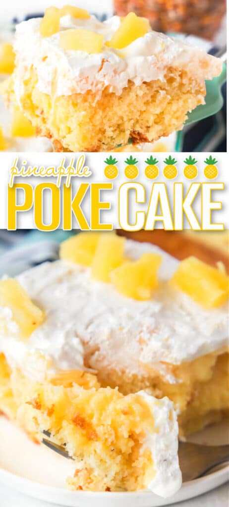 BEST PINEAPPLE POKE CAKE
