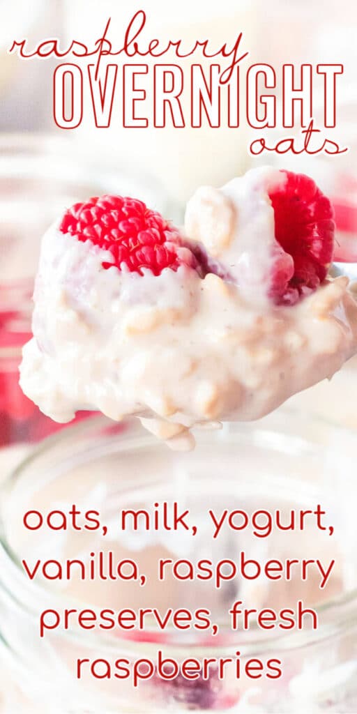 BEST RASPBERRY OVERNIGHT OATS RECIPE