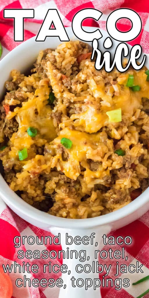 BEST TACO RICE RECIPE