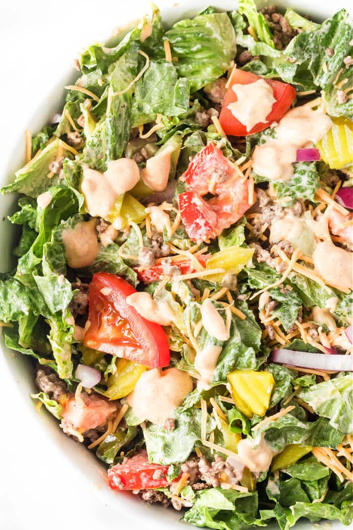 BIG MAC SALAD RECIPE