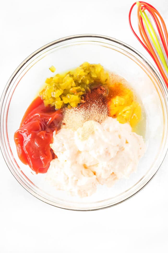 Big Mac sauce is the homemade version of that delicious sauce found at your favorite fast food restaurant made with simple pantry staples! BIG MAC SAUCE INGREDIENTS