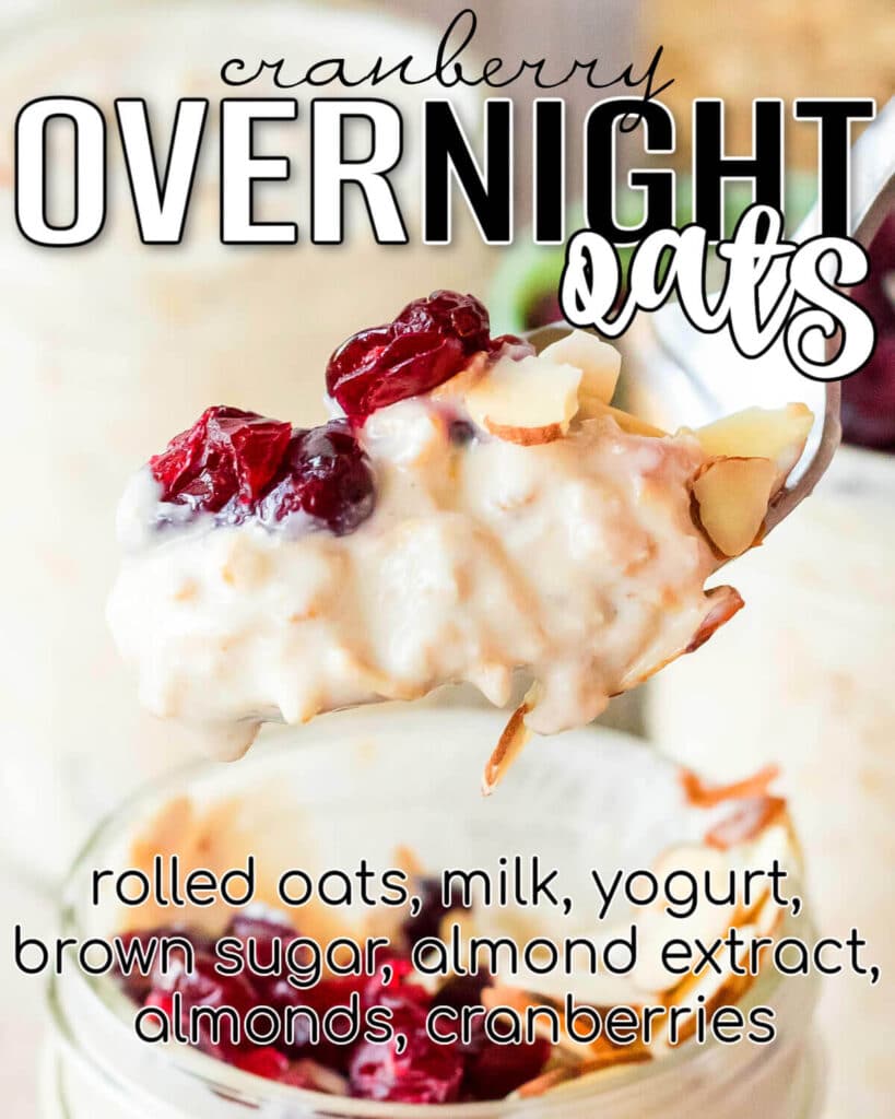 CRANBERRY OVERNIGHT OATS