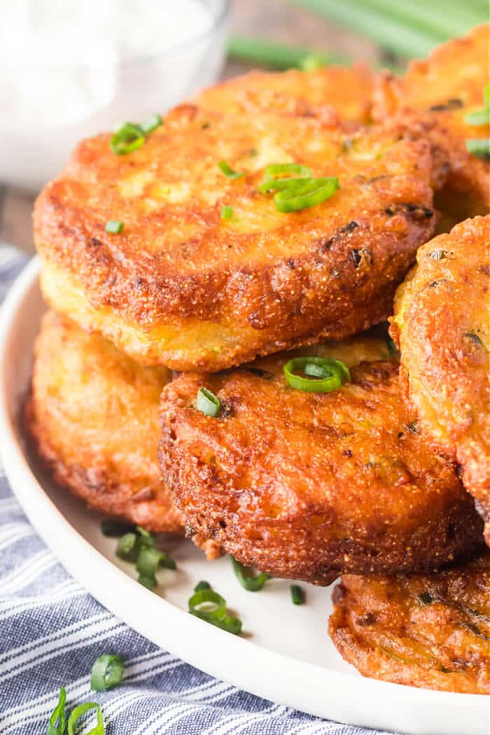 CRISPY ZUCCHINI FRITTERS RECIPE