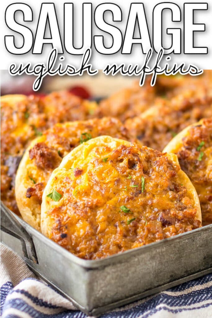 EASY SAUSAGE ENGLISH MUFFINS