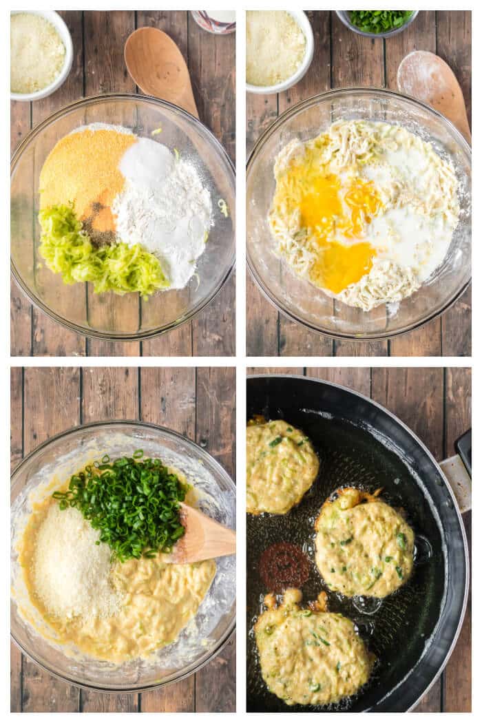 HOW TO MAKE ZUCCHINI FRITTERS
