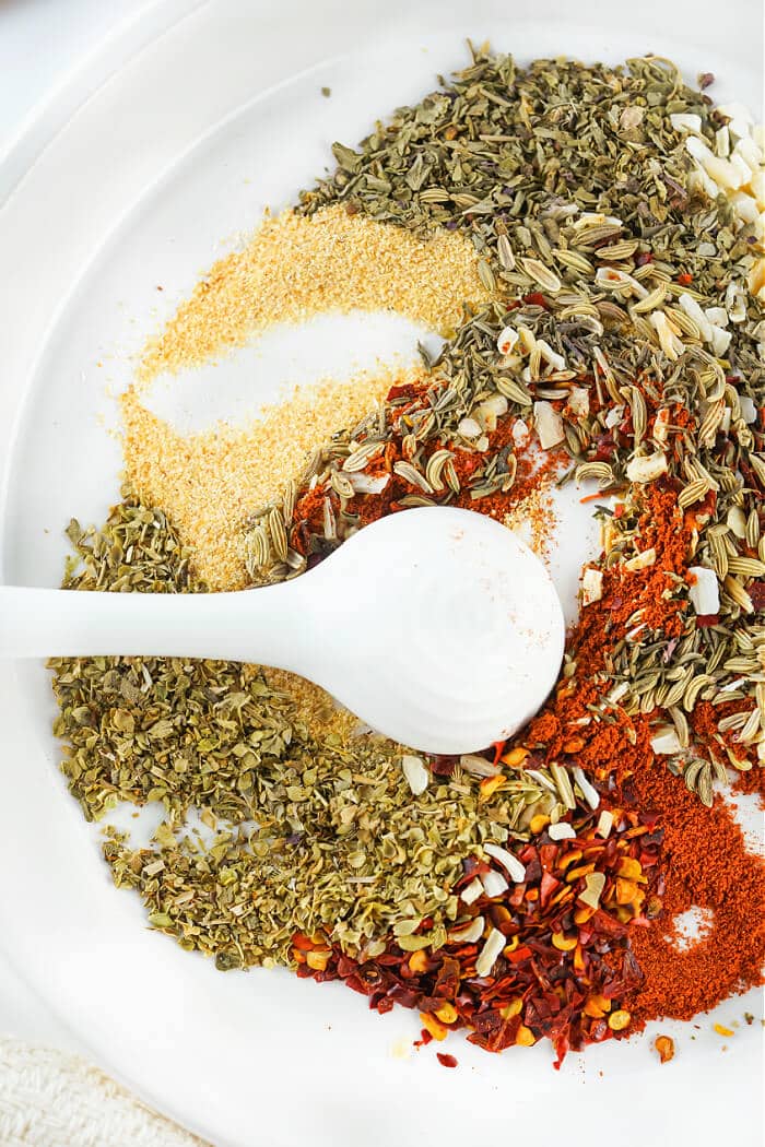 Pizza seasoning is one of our favorite homemade seasonings to keep on hand to throw in sauce or for sprinkling on our favorite pizza pie! PIZZA SEASONING RECIPE