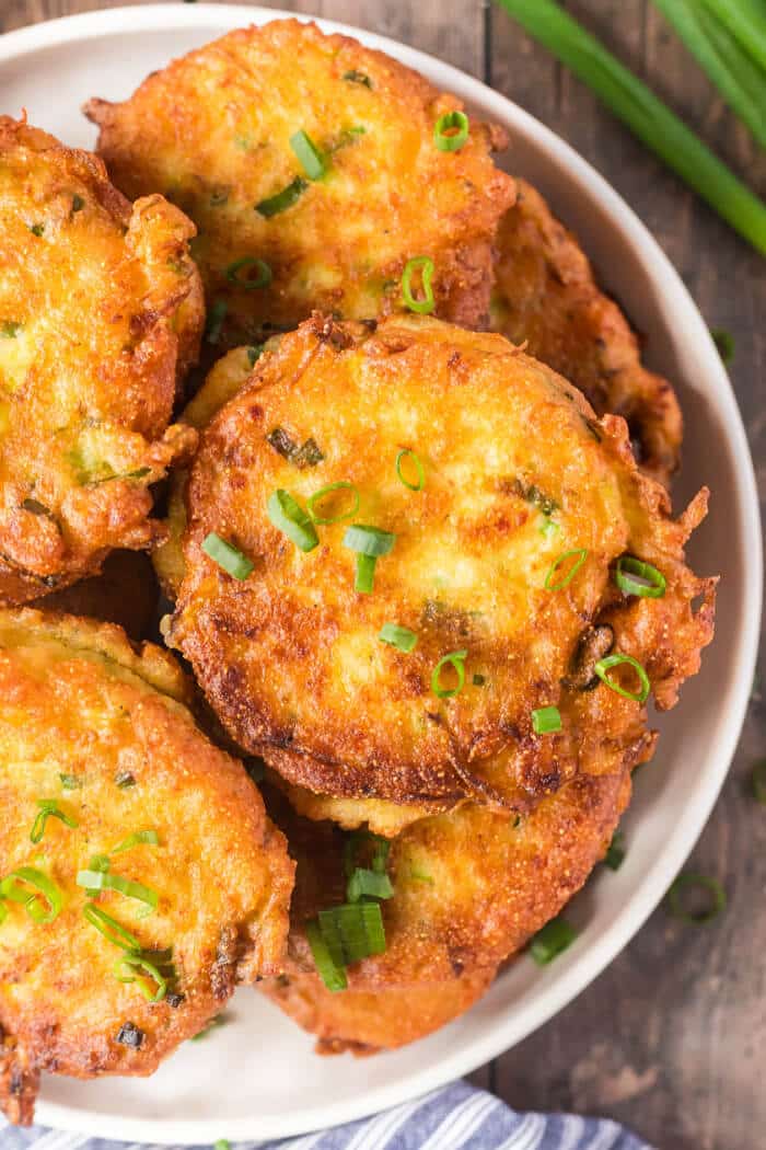 RECIPE FOR ZUCCHINI FRITTERS