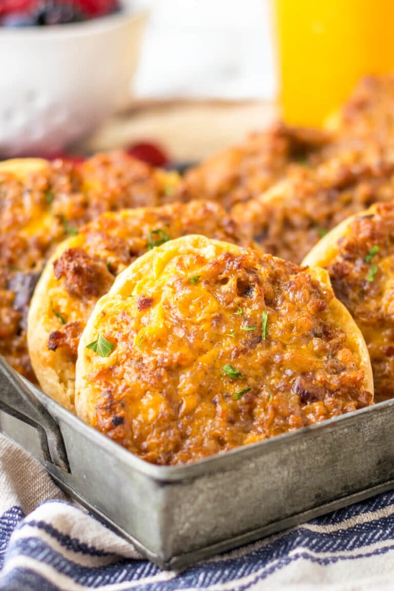 SAUSAGE ENGLISH MUFFINS