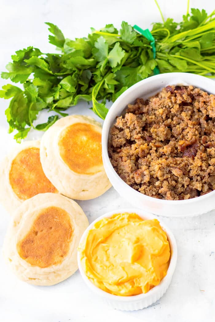 SAUSAGE ENGLISH MUFFINS INGREDIENTS