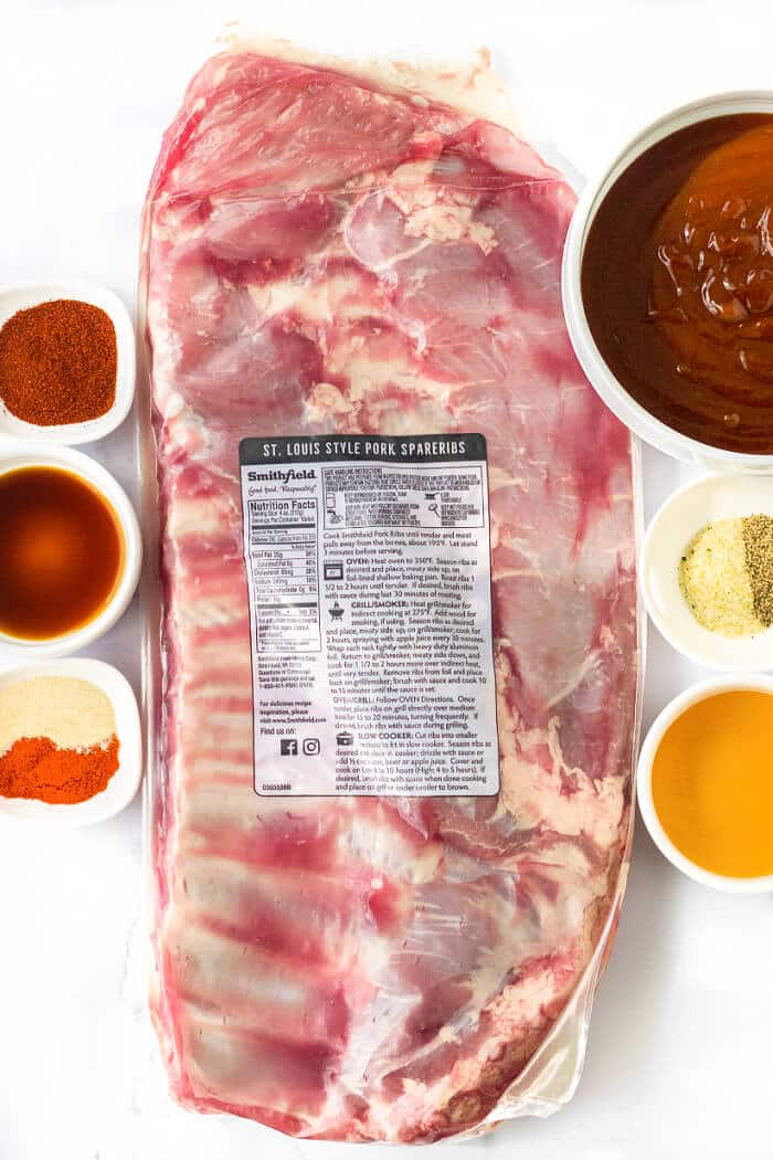 Slow cooker ribs are an easy and delicious way to have a tender and flavorful rack of ribs ready for supper at the end of a busy day! SLOW COOKER RIBS INGREDIENTS