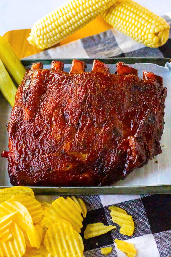 Slow cooker ribs are an easy and delicious way to have a tender and flavorful rack of ribs ready for supper at the end of a busy day! SLOW COOKER RIBS RECIPE