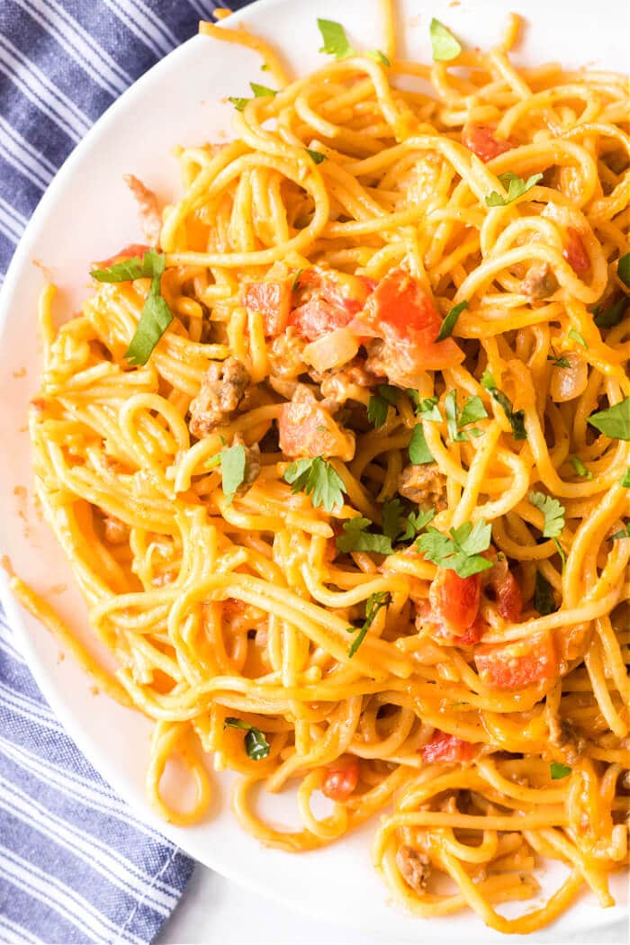 TACO SPAGHETTI RECIPE