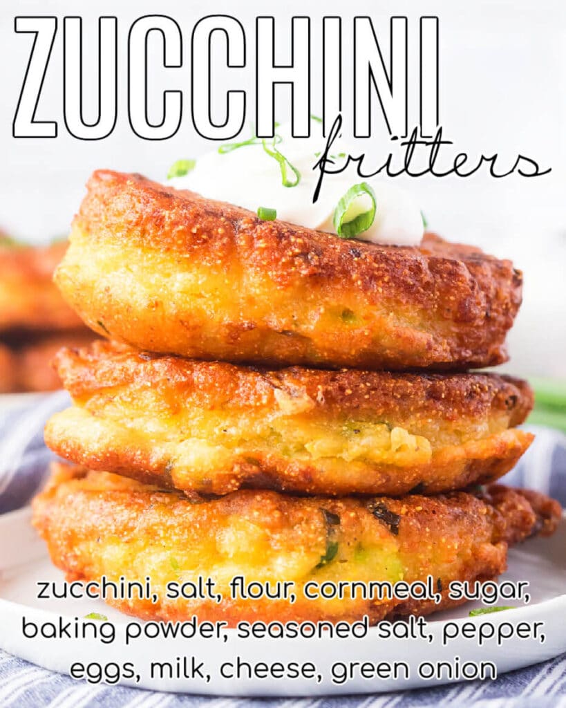 ZUCCHINI FRITTERS