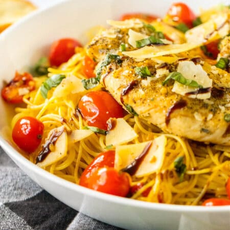 BRUSCHETTA CHICKEN PASTA