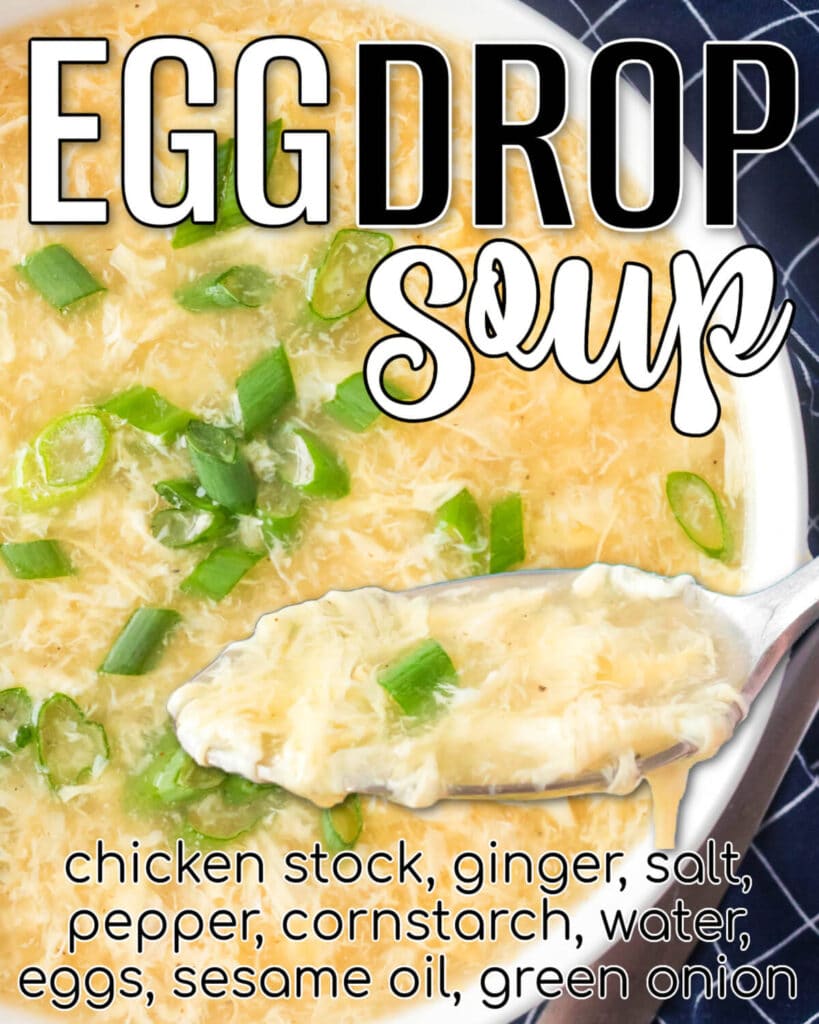 EGG DROP SOUP RECIPE