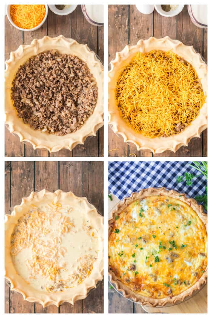HOW TO MAKE SAUSAGE QUICHE