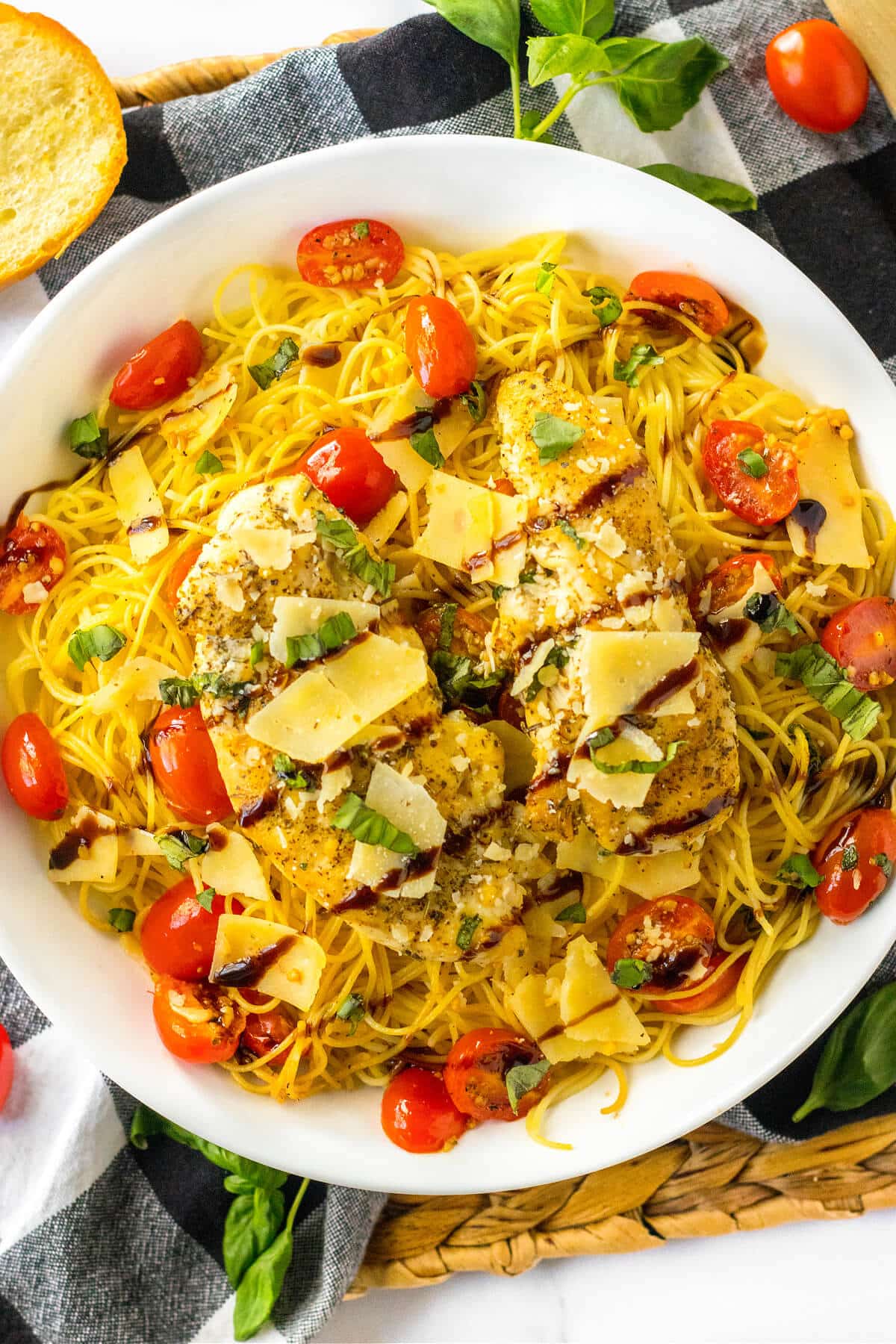 RECIPE FOR BRUSCHETTA CHICKEN PASTA
