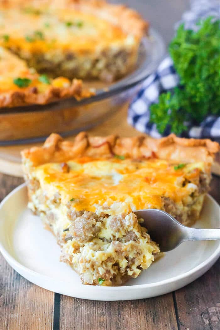 RECIPE FOR SAUSAGE QUICHE