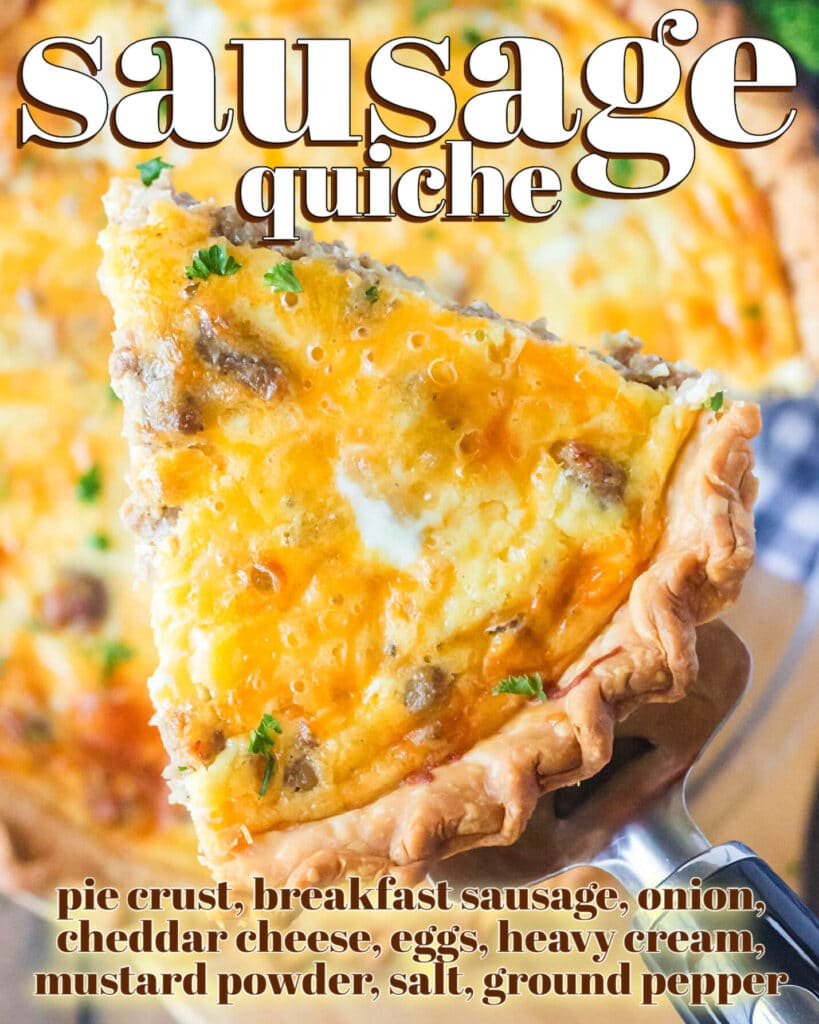 SAUSAGE QUICHE RECIPE