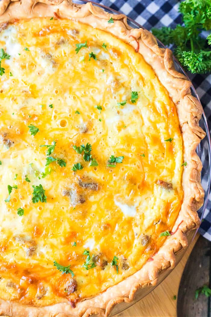 SAUSAGE QUICHE RECIPE