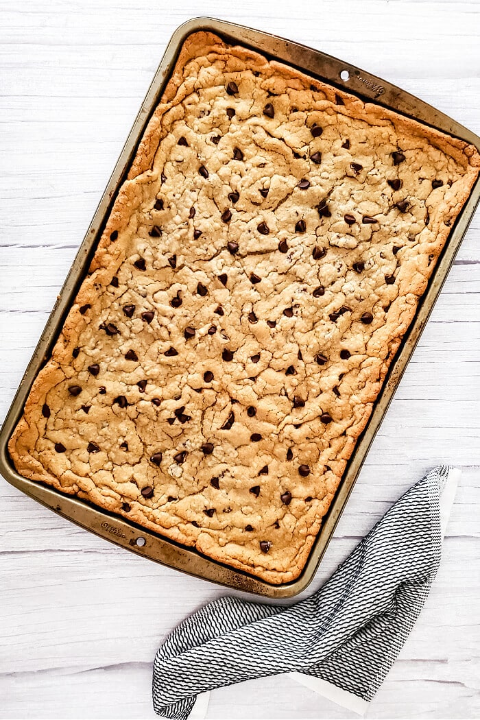 SHEET PAN CHOCOLATE CHIP COOKIES