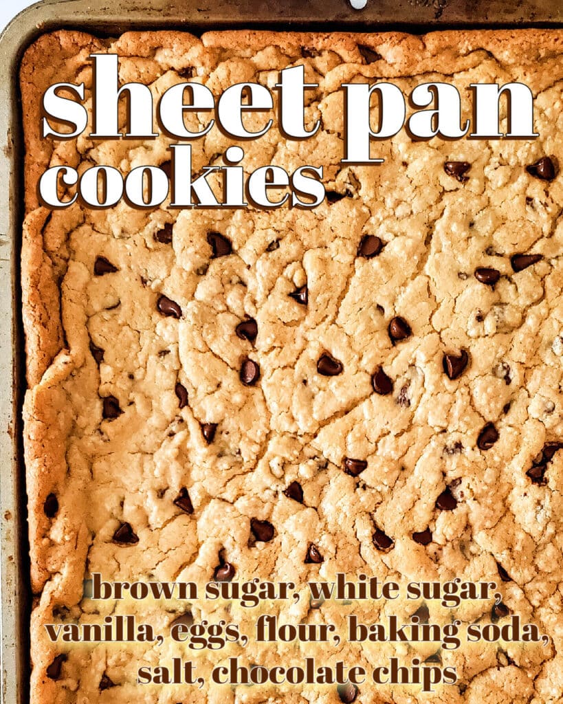 SHEET PAN COOKIES