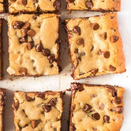 Chocolate chip cookie bars.