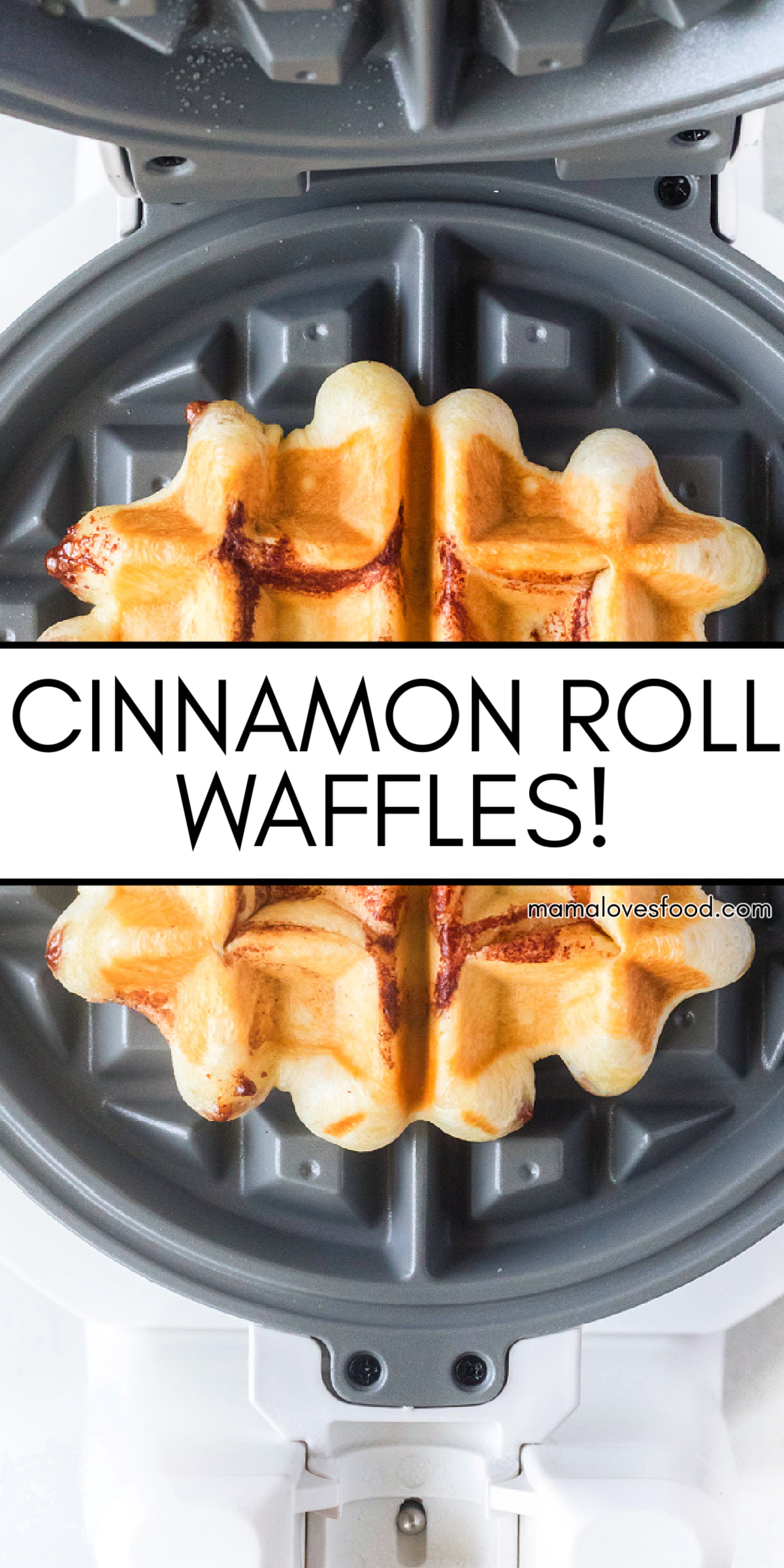 CINNAMON ROLL WAFFLES