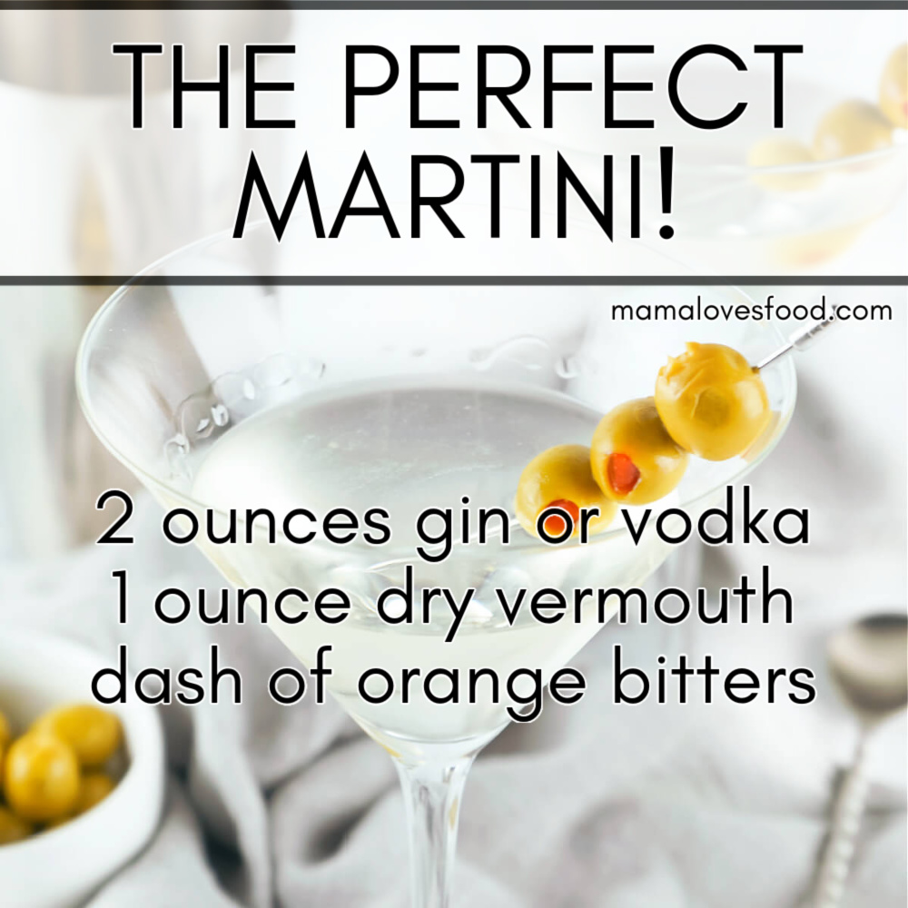HOW TO MAKE THE PERFECT MARTINI