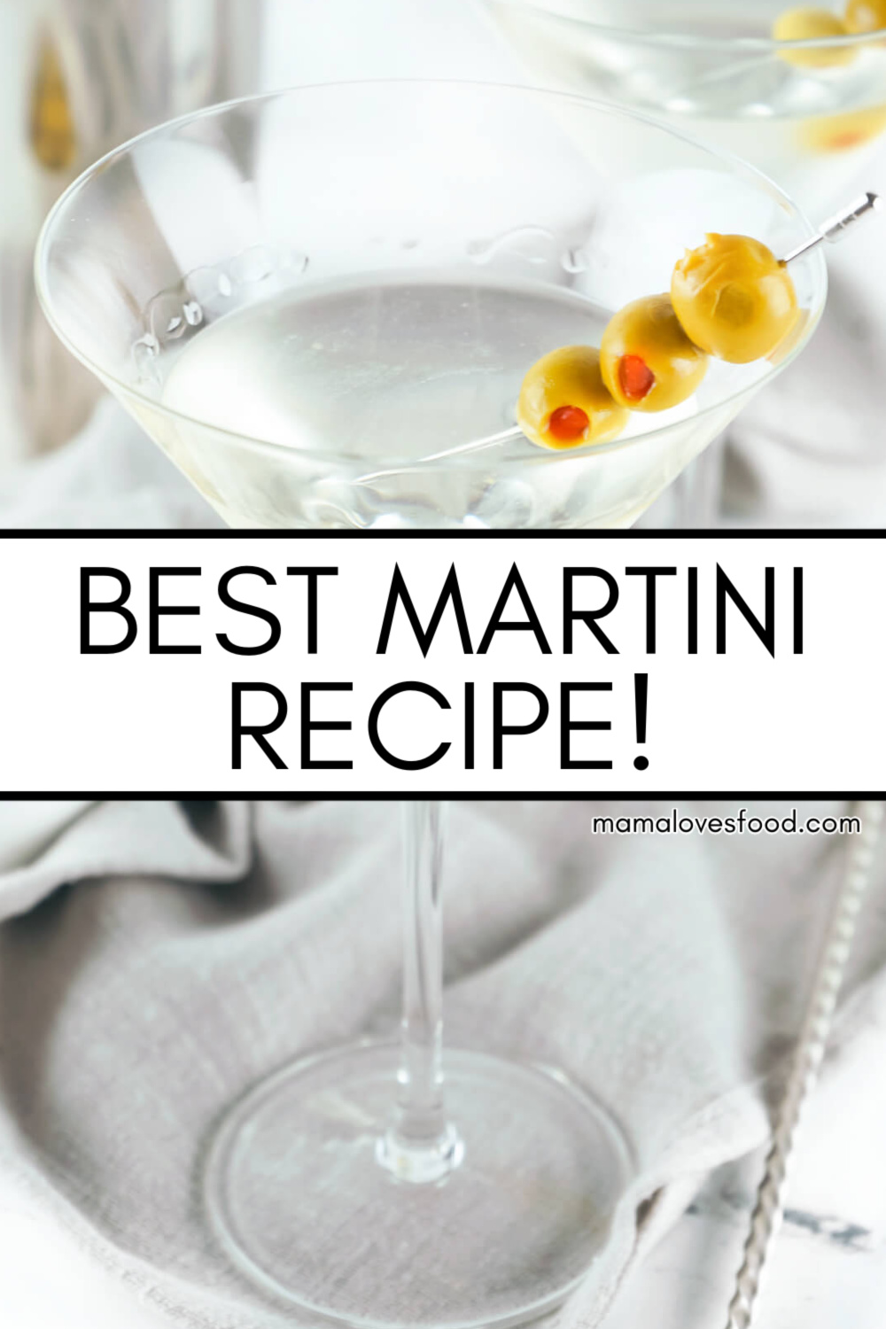 MARTINI COCKTAIL RECIPE