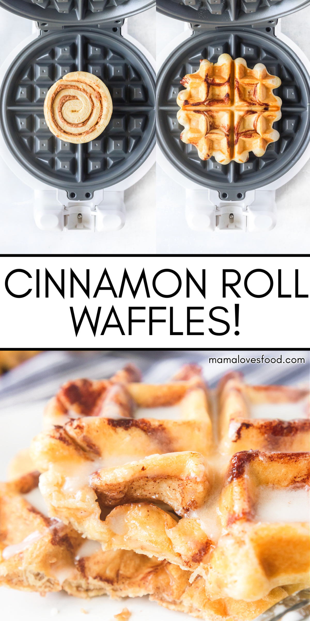 RECIPE FOR CINNAMON ROLL WAFFLES