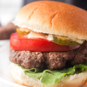 AIR FRYER HAMBURGERS